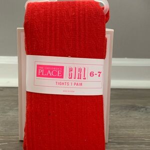 The Children's Place Vibrant Red Tights